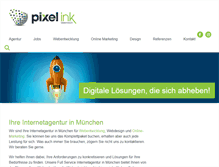 Tablet Screenshot of pixel-ink.de